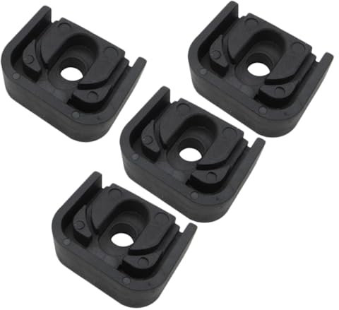 EPIGEIST 4pcs Heavy Duty Rubber Vibration Isolation Mats Anti-vibration Pads for Air Conditioner Outdoor Units Shockproof Base for Noise Reduction and Stability