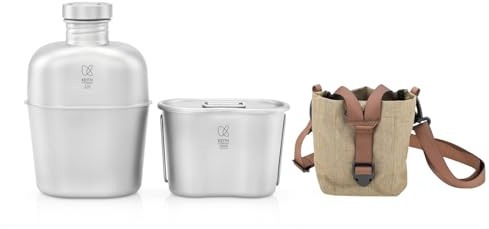 KEITH Titan Camping - Set di pentole con vapore, per esterni