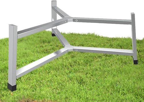 Supporto per falò, supporto per falò da campeggio - base per falò in acciaio inox - attrezzatura da cucina per falò accessorio per caminetto, accessorio per falò per esterni