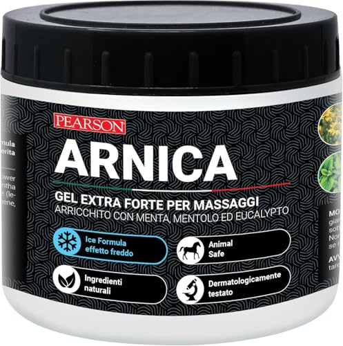 ARNICA ICE FORMULA (500 ML) - Arnica Gel Extra Raffreddante per Massaggi, Crema Arnica, Menta, Mentolo ed Eucalipto, Pomata Defaticante e Rilassante