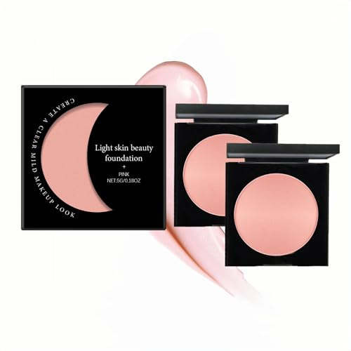 Under Eye Brightener Concealer, Feuchtigkeitsspendender Concealer Foundations Cream, Leichte Feuchtigkeitsspendende Aufhellende, Moisturize and Blend Perfectly with Makeup (pink, 2)