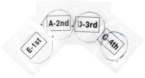 FUTUREORYY Geigensaiten Komplettset 4 Saiten aus Robuster Kupferlegierung für Geigeninstrumente und Einsteiger im Musikspiel
