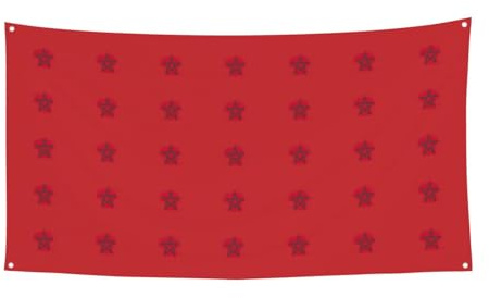 Bandera de Marruecos con estampado de carnaval, decoración de fiesta al aire libre para reuniones colgantes festivas, telón de fondo para jardín