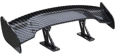 Auto Spoiler - Universal 30 cm Carbon Fiber GT Heckspoiler Aerodynamischer Stil | Universelles Zubehör für die Modifikation des Sportfahrzeugs, Dekoration