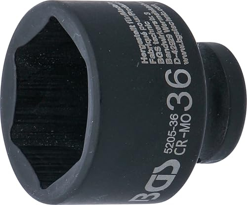 BGS 5205-36 | Douille à choc, six pans | 12,5 mm (1/2) | 36 mm