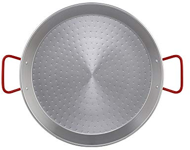 Metaltex 7398090000 Paellera Acciaio Lucidato 12 Razioni 46 cm, Lega, Grigio