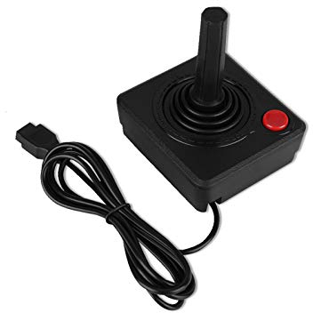 Lazmin Klassischer Joystick-Controller, kabelgebundener, analoger 3D-Gamepad-Controller mit Vierwege-Spielsteuerung im Retro-Stil