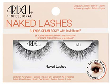 Ardell Naked Lashes Echthaarwimpern, das Original für einen unverkennbaren Look (Style 421)