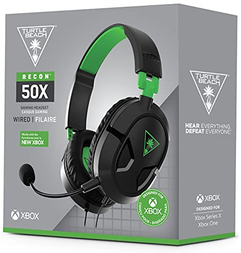 Turtle Beach Recon 50X Xbox, PS5, PS4, PC-Headset, Schwarz 450/6696