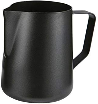 Cabilock Jarra De Acero Inoxidable Para Espumar Leche De Pitcher Para Café Cappuccino y Macchiato Diseño Elegante y Resistente Para Arte Latte y Navideño