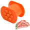 Laughhe Cevapcici Press Maker Hot Dog Maker Manuale Macchina per Salsicce con 7 Fori Comodo Insaccatrice Salsiccia Manuale Salsiccia Maker Accessori per Grigliate da Cucina