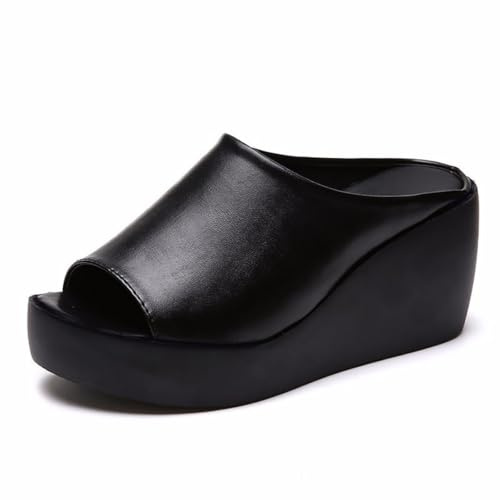 Ulalaza Sandali da Donna Sandali Mary Jane con Suola Spessa e Plateau Decorati con Catena a Forma di Cuore a Pipistrello Sandali Gotici in Stile Lolita