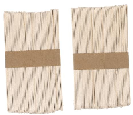 OFFSCH Bienenstock-holzspäne 100 Stück Stäbchen Holzstäbchen Zum Basteln Für Jungen Und Mädchen