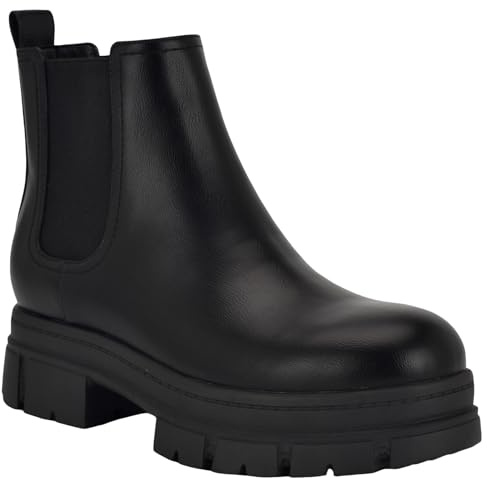NINE WEST Kimma, Botas Cortas al Tobillo Mujer, Negro 001, 36 EU