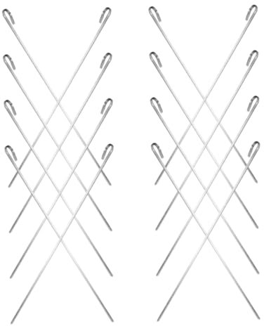 SUPVOX Lot De 16 Brochettes À Rôtir Brochettes Pour Grillades De Brochettes En Métal Turc