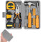 WANDGU 57×24.5×27.5 cm 24 Stück Werkzeugkoffer: Mini Werkzeug Set, Haushaltswerkzeug-Set, Fahrrad Auto Werkzeug-Sets, Tragbar Werkzeugkasten, Heimwerker Werkzeugset für Reparaturen, Haus, Hammer