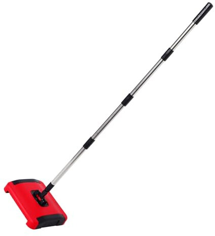 HOLIDYOYO Compact Carpet Sweeper Pp Stainless Steel Push Sweeper