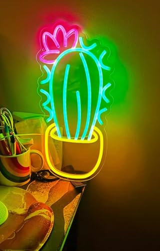 Jinson well Kaktus lampe neon zeichen wand, führte dekor nachttischlampen zeichen hochzeit schlafzimmer tabelle geschenk kinder spielzeug dekor dekorationen zum geschenk