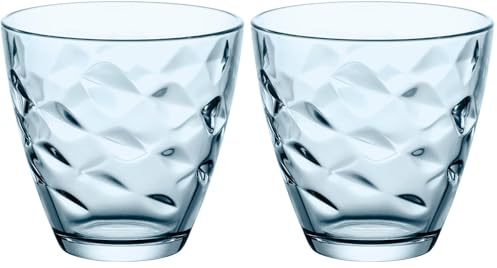 Bormioli Rocco Set di bicchieri 6 unità blu vetro (260 ml) (Confezione da 2)