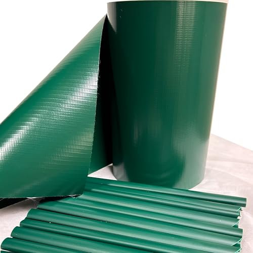 TENAX Twist 0,19 x 35 m Verde, Strisce Frangivista in PVC con 25 Clip, Copertura Privacy Decorativa per Recinzioni a Pannelli, Cancellate, Ringhiere, Balconi e Giardini
