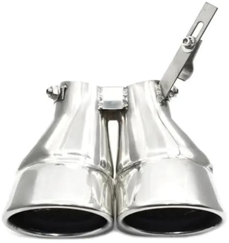 YSQOFDNFD Silenziatore Scarico Modifica del Tubo di Scarico Dell'auto, Ugello del Tubo Finale del Silenziatore per Mercedes per Benz W203, Vecchia Classe C C200 Doppi Tubi Scarico
