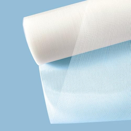 ZHIYIN Tela Mosquitera por Metros 100x2600cm, Protección Contra Mosquitos Malla Mosquitera de Ventana Fibra de Vidrio Mantiene la Circulación de Aire Fresco, Blanco
