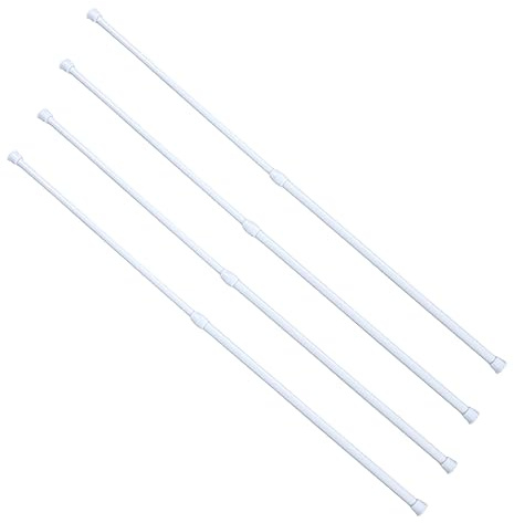 CONGARTENO 4piezas Barra Telescópica Multifunción Unidades Barra De Tensión Extensible Ducha Baño