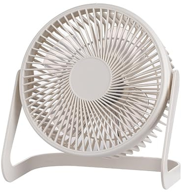 Ventilatore da tavolo alimentato tramite USB, ultra silenzioso, 2 impostazioni di velocità, flusso d'aria potente, grandangolo, raffreddamento portatile per casa, ufficio e viaggio