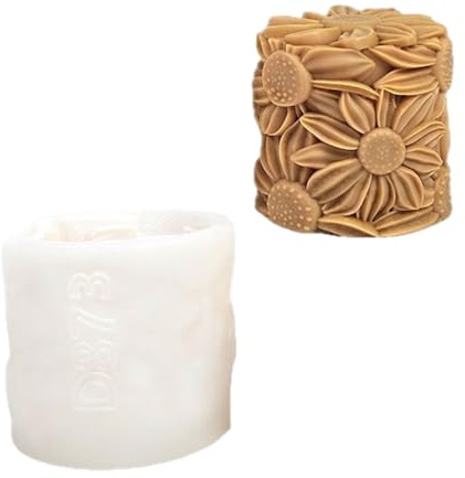 Moldes de silicona para flores, yesos escayolados, adornos para hacer jabón, flores, yesos de silicona, jabón