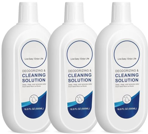 Soluzione detergente per aspirapolvere, confezione da 3, compatibile con aspirapolvere Tineco Wet Dry (iFLOOR e FLOOR ONE S5/S6/S7/S9), formula senza residui da 500 ml per pavimenti duri