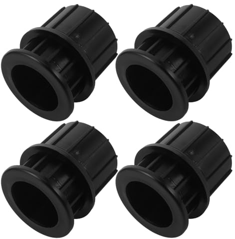 Toyvian Lot de 4 Manchons de Fixation Antidérapants pour Pied de Parasol de Terrasse, Compatibles Tubes 38 et 48 Mm, Accessoires Solide en Plastique pour Parasol Jardin, Extérieur,