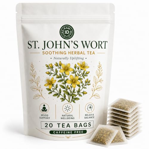 St John’s Wort – 20 Tea Bags – Herbal Tea Traditionally Enjoyed for Calm, Relaxation, and Gentle Support for Restful Evenings | 100% Pure & Traditionally Harvested