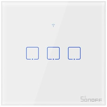 SONOFF Smart Switch WiFi + RF 433 T1 EU TX (3 canales)