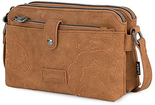 Lois - Sac À Main Bandoulière élégant et pratique pour tous les jours Sac A Main Femmes Bandoulieres avec style moderne Sac À Main compact et tendance., Camel
