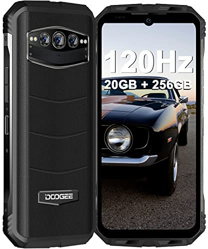 DOOGEE S100 (2023) Rugged Smartphone Android 12, 20GB+256GB, Helio G99 Octa-core, 6.58'' FHD+ 120Hz Display, 108MP+20MP Night Vision Camera, 10800mAh 66W, 4G Dual SIM IP68/IP69K Waterproof Phone,NFC