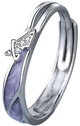 YAHOYA Neue Einhorn Paare Ring Einstellbare Öffnung Männer Frauen Ringe für Liebhaber DIY Schmuck Jahrestag Valentinstag Geburtstagsgeschenk