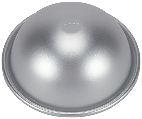 Halbkugel-Kuchenform, Aluminium 4,13 Zoll Halbkreis-Kuchenform, Halbkugel-Kuchenform, Fußball-Kuchenform, Backwerkzeuge für Schokoladenkuchen, Dessert, Pudding, Backform