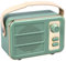VGEBY Altoparlante Bluetooth retrò Vintage Mini Portatile Wireless per Subwoofer per Auto da Esterno (GREEN)