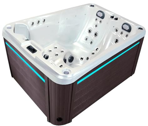 Spa Wallis 3 Places Marron - ZigZag SPA