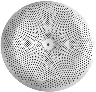 Juegos de platillos Platillo plateado de bajo volumen y sordina, platillo chino de 16 pulgadas para batería