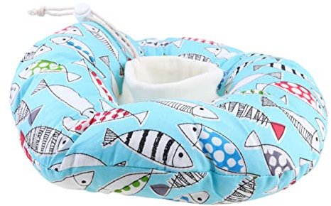 VANZACK Katzenhalsband Mit Fischmuster Anti-Biss-Anti-leck- Kratzfestes Haustier-schutzhalsband Verstellbares Design Für Leichtes Und Flexibles Material
