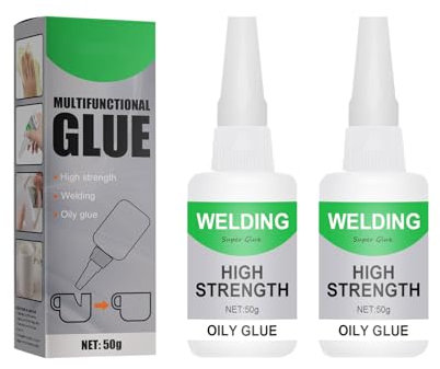 Multifunktions-Superkleber-Schweißen hochfestes öligem Klebstoff, schnell trocknend transparentes Universalkleber für Metall, Holz, Keramik, Leder, Glas (2)
