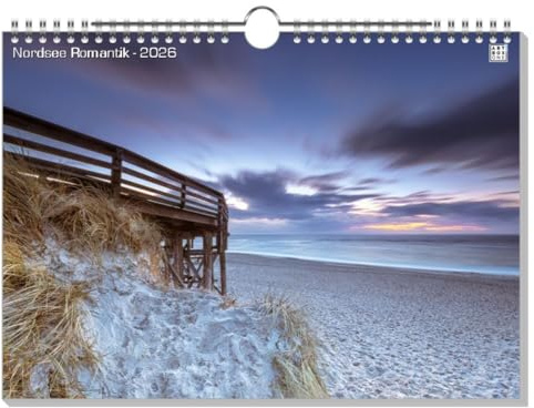 artboxONE Kalender 2026 Nordsee Romantik Wandkalender A4 2026 Natur