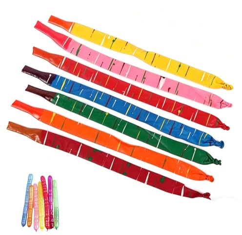 100 Pcs Rocket Balloons, Random Colors Modelling Balloons Assortment, Interesting Long Balloon, for Creative Play, Party Decorations, and Theme Events