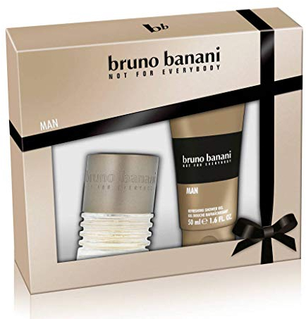 Bruno Banani Man Duftset Eau de Toilette 30ml + Showergel 50ml, 1er Pack (1 x 80 ml)