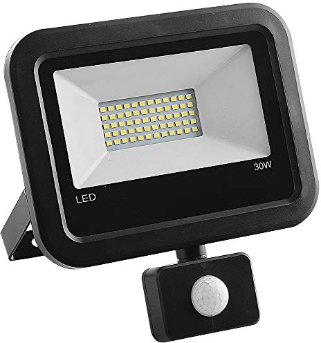 Pro Elec PEL00937 30W LED Floodlight with PIR, IP44