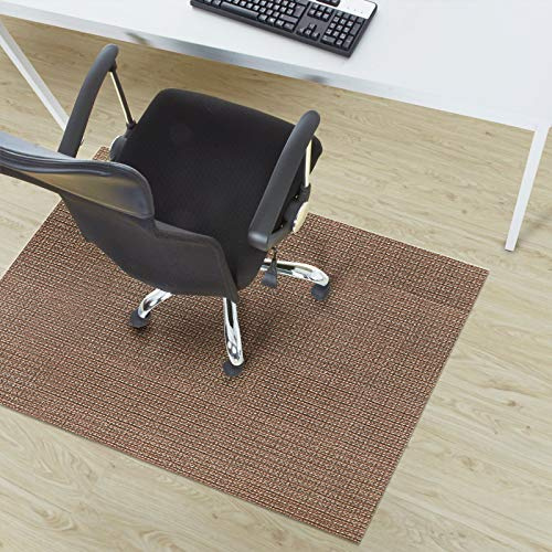 Floordirekt Vinyl Bodenschutzmatte für Hartböden - Bürostuhlunterlage - Bodenmatte - Stuhlunterlage - Unterlegmatte - Schutzmatte für Laminat, Parkett (150 x 180 cm, Modena)