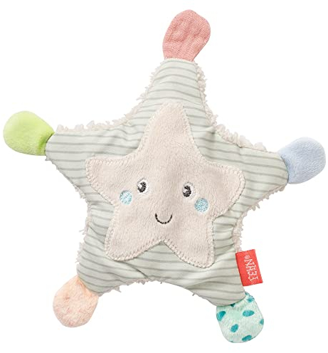 Fehn Knister Seestern – Activity Baby Raschel Spielzeug zum Greifen und Spielen - Activity-Rascheltier Babyspielzeug - Motorikspielzeug & Knisterspielzeug für Babys und Kleinkinder ab 0+ Monaten