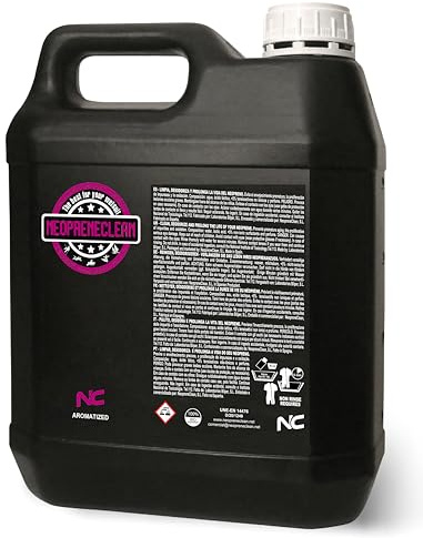 NeopreneClean - 5 litros. Aroma Sandía. Jabón detergente para neoprenos. Sin Aclarado.100% Biodegradable. Producto Recomendado por la FESURFING