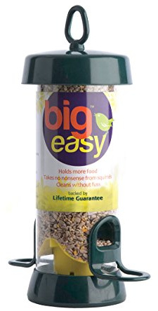 Vogelfutterspender zum Aufhängen für kleine Vögel – Jacobi Jayne® Bigeasy™ kleine Samenvogel-Futterspender für Wild- und Gartenvögel – Eichhörnchenresistente Vogelfutterstation mit integriertem